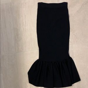 Black pencil skirt